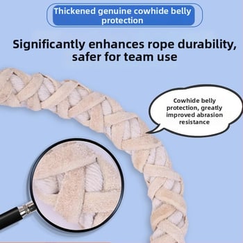 Pletene uže za preskakanje s drškama za grupne školske športske događaje