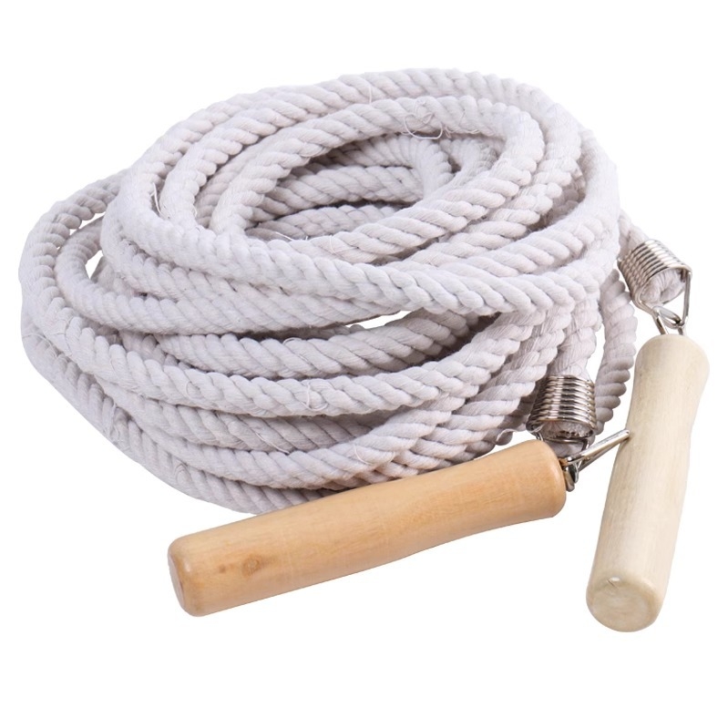 Pletene uže za preskakanje s drškama za grupne školske športske događaje
