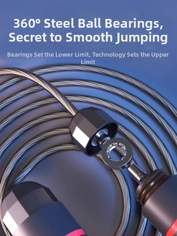 Uže za preskakanje s PVC premazom i čeličnim jezgrom, za odrasle i srednjoškolce, fitness uže