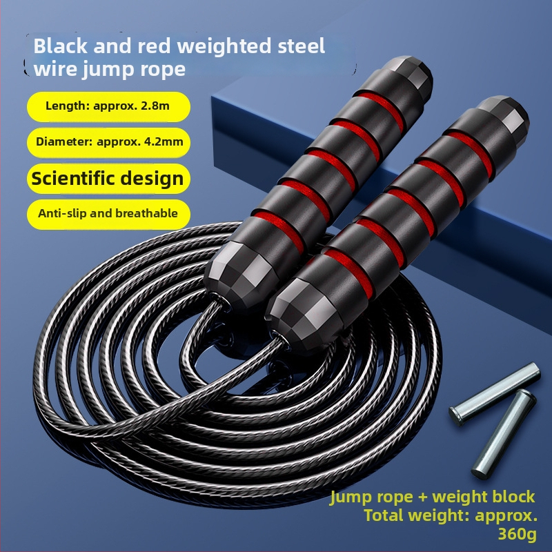 Uže za preskakanje s PVC premazom i čeličnim jezgrom, za odrasle i srednjoškolce, fitness uže