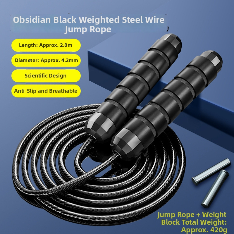 Uže za preskakanje s PVC premazom i čeličnim jezgrom, za odrasle i srednjoškolce, fitness uže