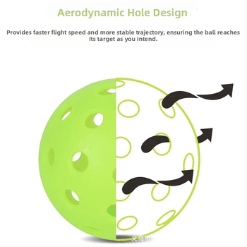 Burning Wings pickleball bumba, 40 caurumi, TPE materiāls, 26 g