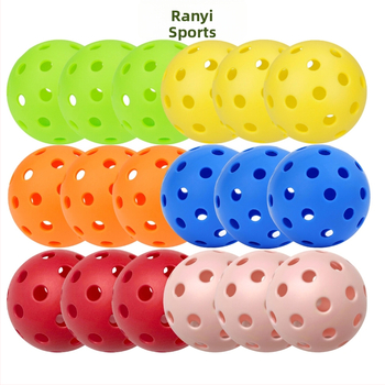 Burning Wings pickleball bumba, 40 caurumi, TPE materiāls, 26 g