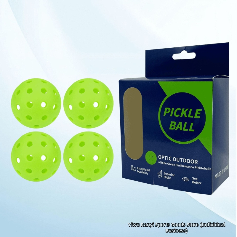 Burning Wings pickleball bumba, 40 caurumi, TPE materiāls, 26 g