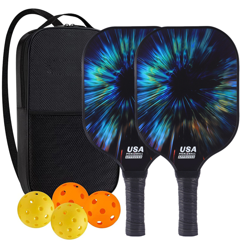 Set pickleball reketa od stakloplastike za vanjski trening