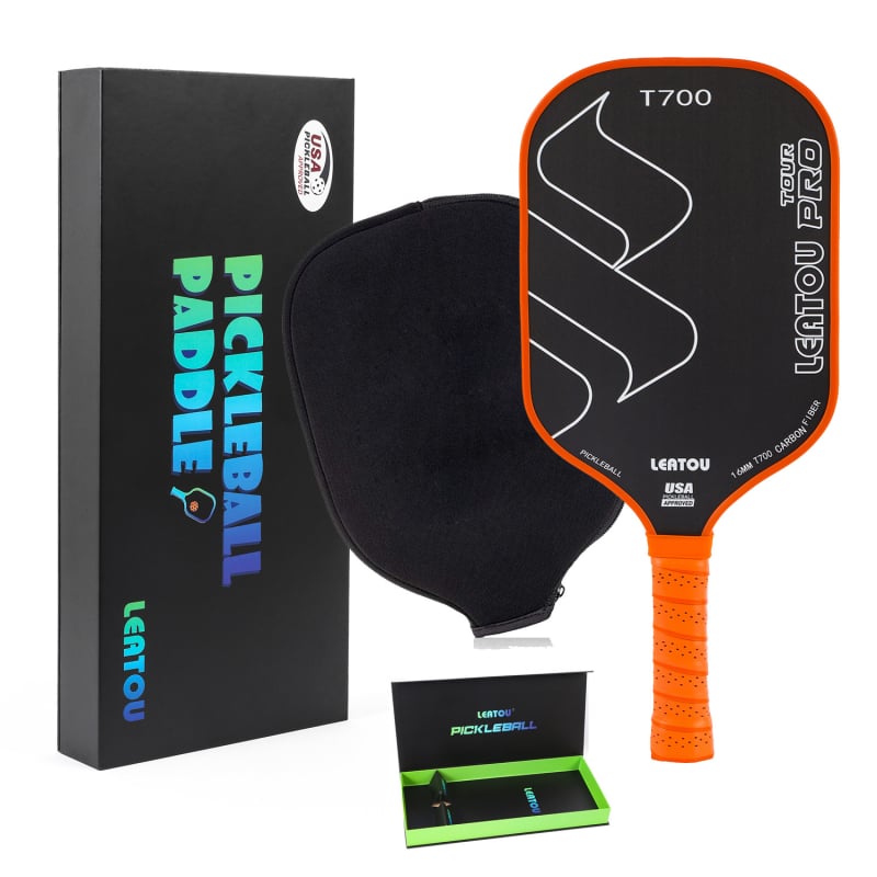 Raketa za pickleball T700 od karbonskih vlakana, matna gruba površina, tiha, Mipick