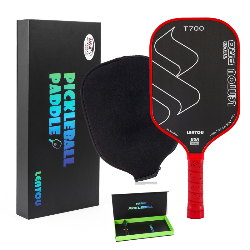 Raketa za pickleball T700 od karbonskih vlakana, matna gruba površina, tiha, Mipick