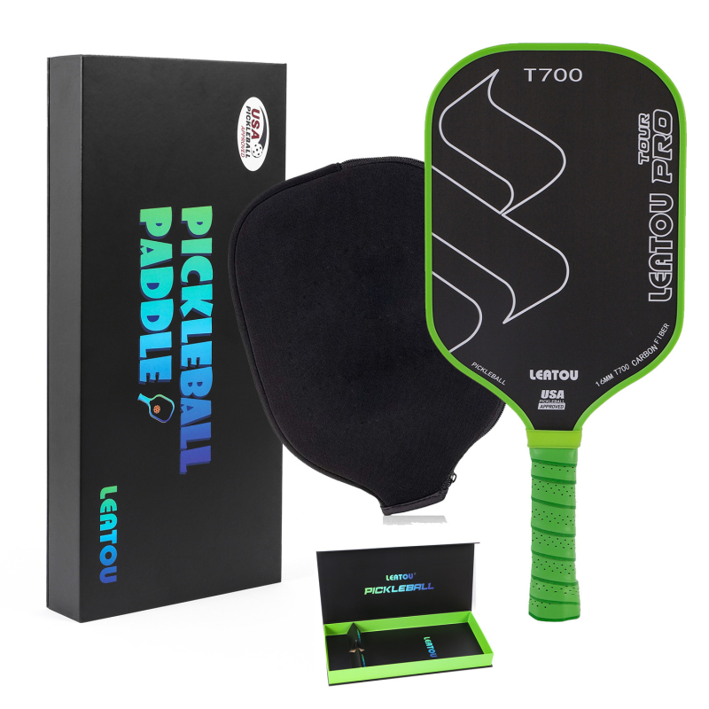 Raketa za pickleball T700 od karbonskih vlakana, matna gruba površina, tiha, Mipick