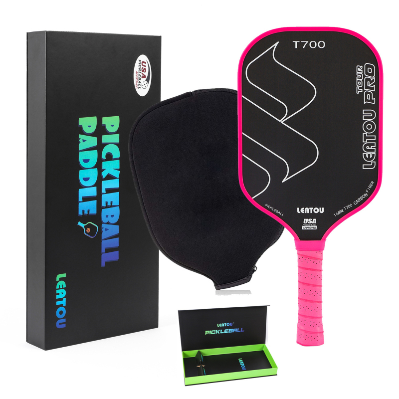 Raketa za pickleball T700 od karbonskih vlakana, matna gruba površina, tiha, Mipick