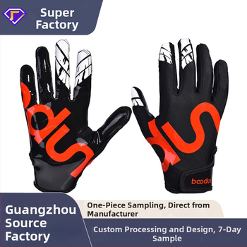 Γάντια Μπέιζμπολ για ενήλικες, μακριά δάχτυλα, διαπνοή σχεδιασμού, παλάμη από μικροϊνες σιλικόνης, προστασία της παλάμης