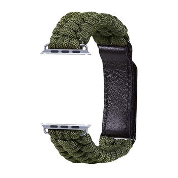 Paracord Velcro rihm Apple Watch SE ja Series 4–7 – välistingimustes sportimiseks