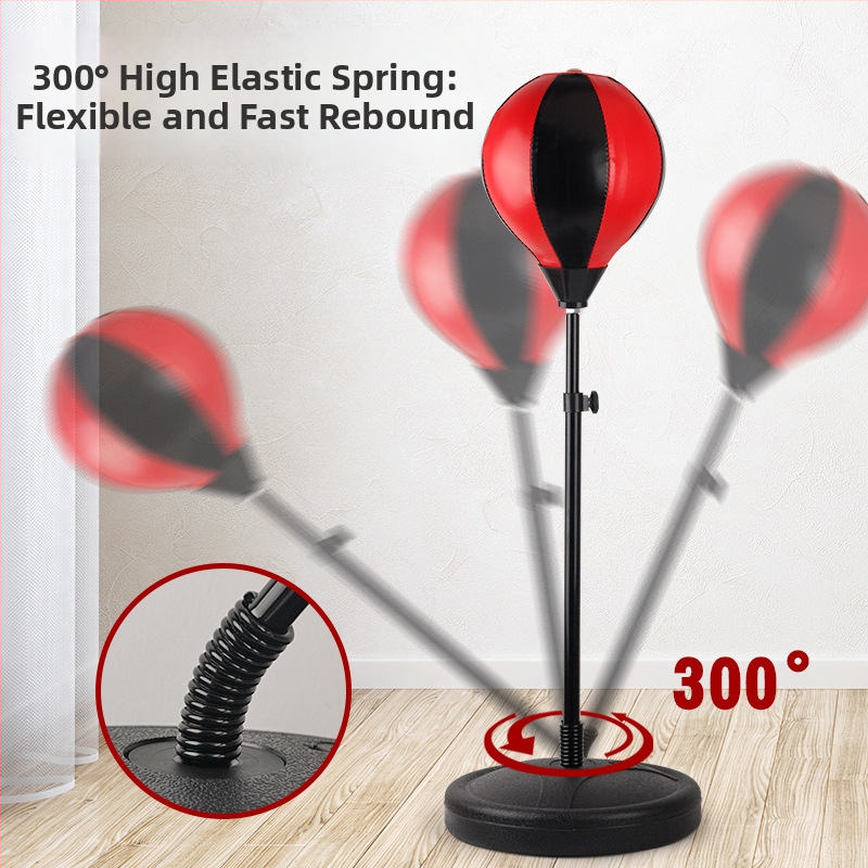 Deti box tréningový set so Speed Ball a pieskovou taškou, textilný materiál, značka Shang Sile, vhodný vek 7–14 rokov, balenie: farebná krabička alebo biela krabica