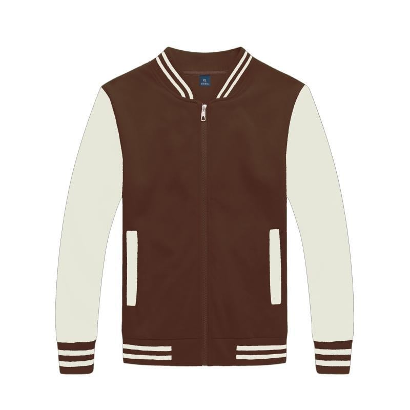 Καρντάγκιν από βαμβάκι με παχιά ύφανση, εκτυπωμένο λογότυπο, μακριές μανίκιες, ίσια γραμμή