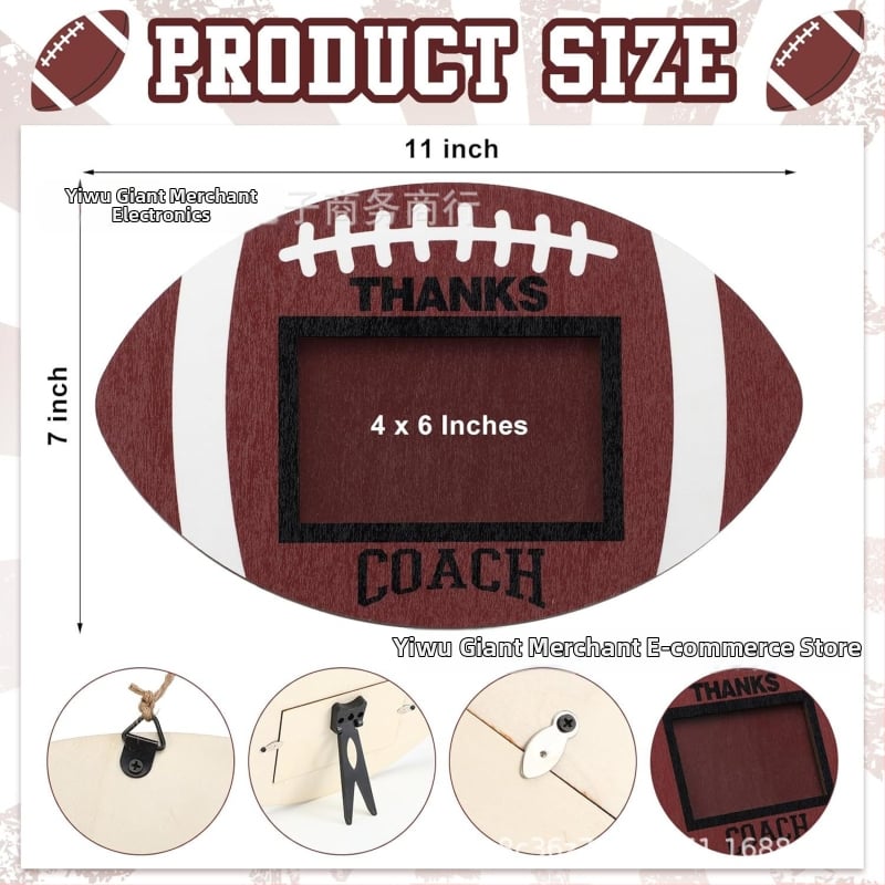 Medinis kamuolio formos foto rėmelis sporto temai, stalinis demonstravimas, spausdinimas, animacinio stiliaus, asmeninė dovana.