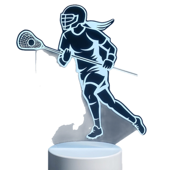 Lumină de noapte 3D în formă de disc de hochei, alimentare USB, control tactil, abajur din acrilic