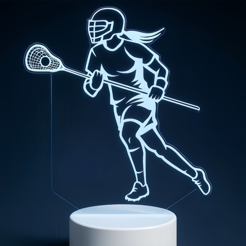 Lumină de noapte 3D în formă de disc de hochei, alimentare USB, control tactil, abajur din acrilic