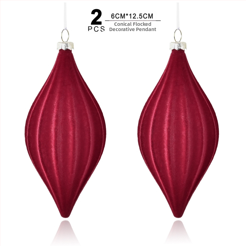 Plastmasas Ziemassvētku bumbiņas ar pūkainu virsmu – Yunxi, Xm0084s, Ziemassvētkiem