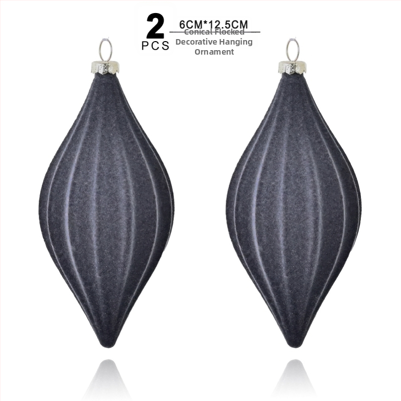 Plastmasas Ziemassvētku bumbiņas ar pūkainu virsmu – Yunxi, Xm0084s, Ziemassvētkiem