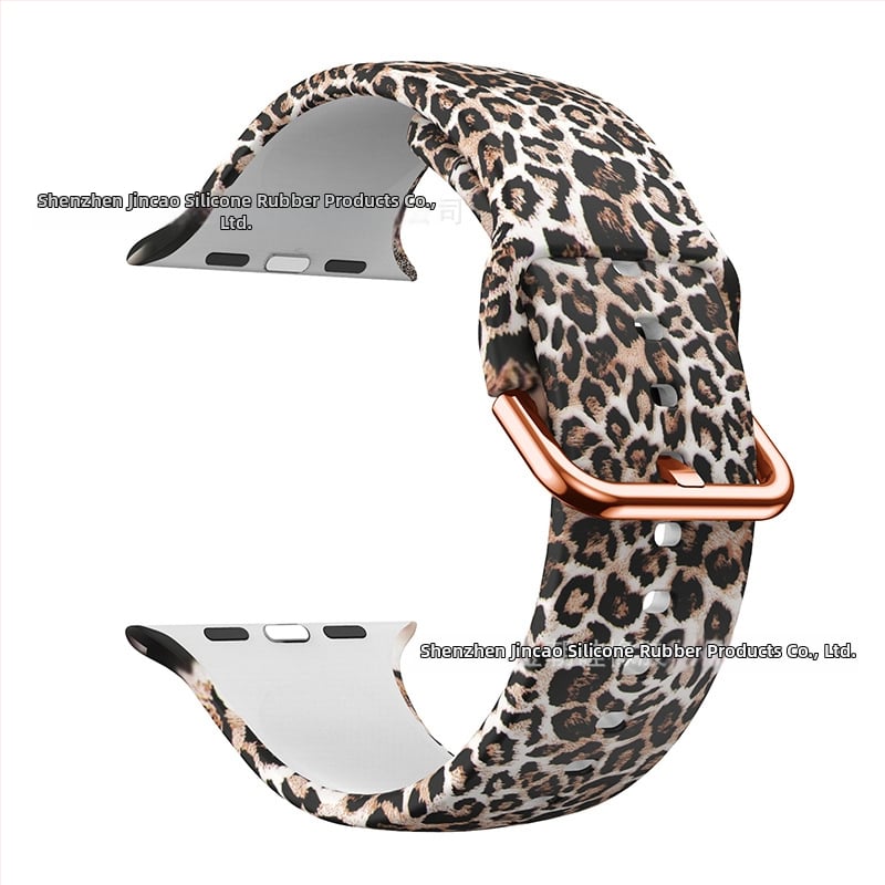 Силиконова каишка за Apple Watch — съвместима с Apple Watch, материал силикон, закопчаване с пин, тегло около 20 г, пусната през 2019 г.