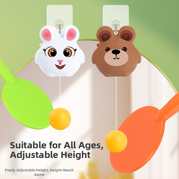 Bērnu piekārtais galda tenisa trenieris — vecāku un bērnu mijiedarbība, iekštelpu roku- acs koordinācijas vingrinājums (Zīmols Ojardi; Materiāls: Plastmasa; Kategorija: Galda teniss; Piemērots arī citiem bumbu sportiem)