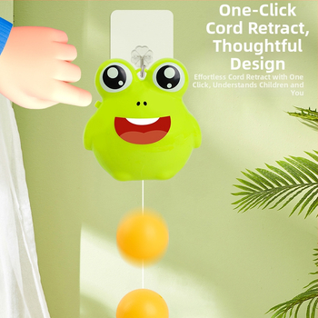 Bērnu piekārtais galda tenisa trenieris — vecāku un bērnu mijiedarbība, iekštelpu roku- acs koordinācijas vingrinājums (Zīmols Ojardi; Materiāls: Plastmasa; Kategorija: Galda teniss; Piemērots arī citiem bumbu sportiem)