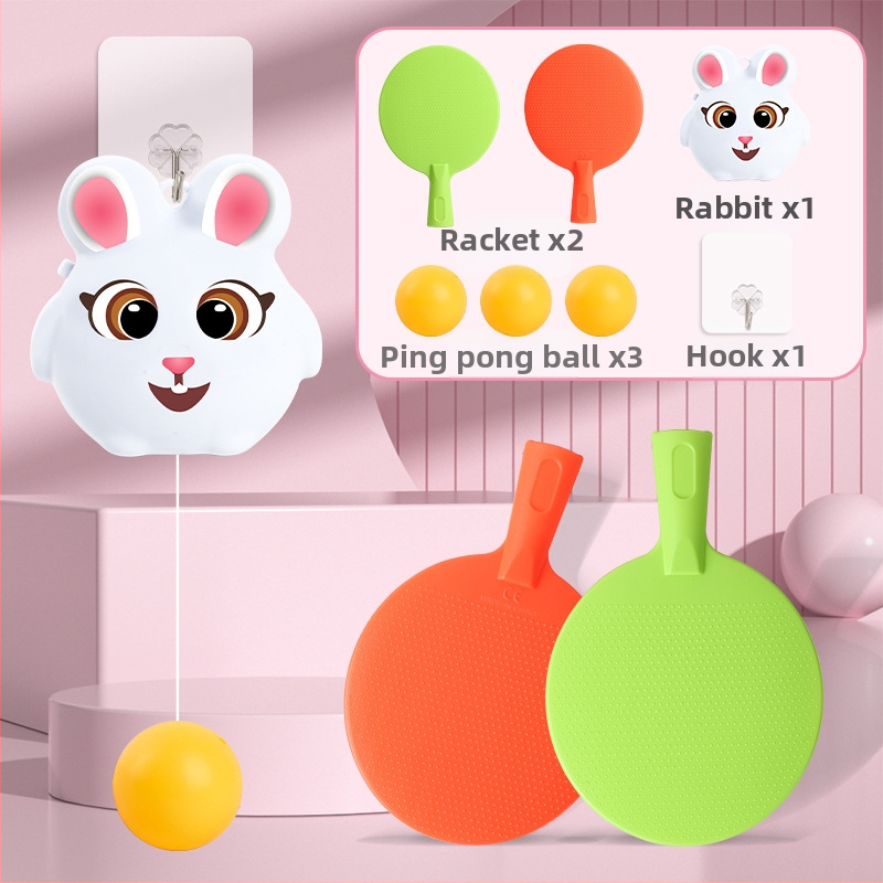 Bērnu piekārtais galda tenisa trenieris — vecāku un bērnu mijiedarbība, iekštelpu roku- acs koordinācijas vingrinājums (Zīmols Ojardi; Materiāls: Plastmasa; Kategorija: Galda teniss; Piemērots arī citiem bumbu sportiem)