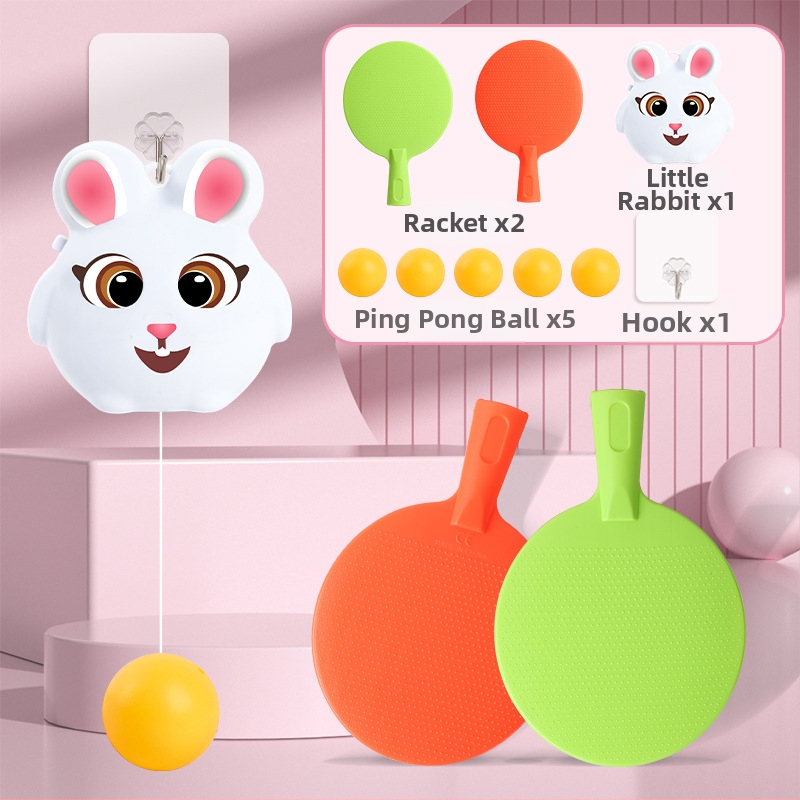 Bērnu piekārtais galda tenisa trenieris — vecāku un bērnu mijiedarbība, iekštelpu roku- acs koordinācijas vingrinājums (Zīmols Ojardi; Materiāls: Plastmasa; Kategorija: Galda teniss; Piemērots arī citiem bumbu sportiem)