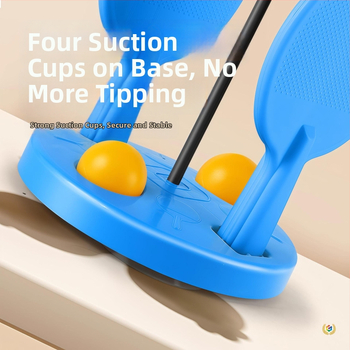 Stalo teniso treniruoklis — fiksuotas, nekreipiasi, savarankiškam treniravimui su atsispindėjimu namų naudojimui, Medžiaga PP