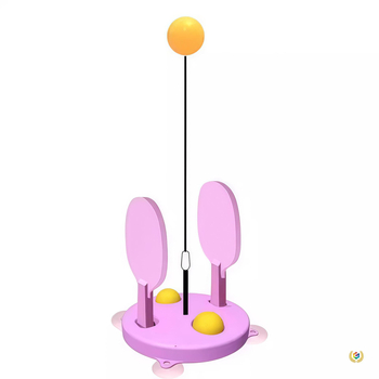 Stalo teniso treniruoklis — fiksuotas, nekreipiasi, savarankiškam treniravimui su atsispindėjimu namų naudojimui, Medžiaga PP