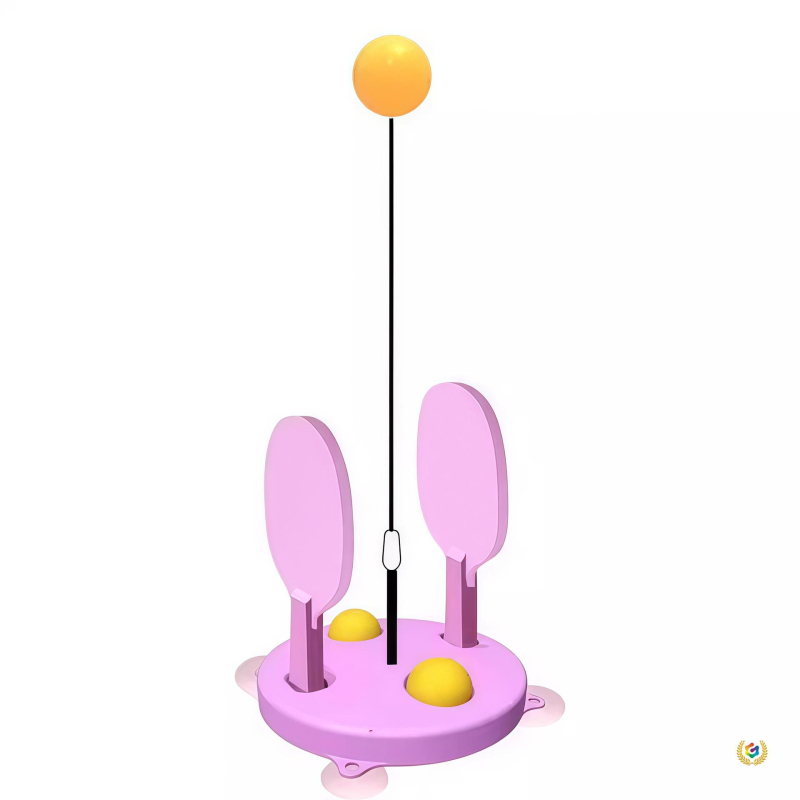 Stalo teniso treniruoklis — fiksuotas, nekreipiasi, savarankiškam treniravimui su atsispindėjimu namų naudojimui, Medžiaga PP