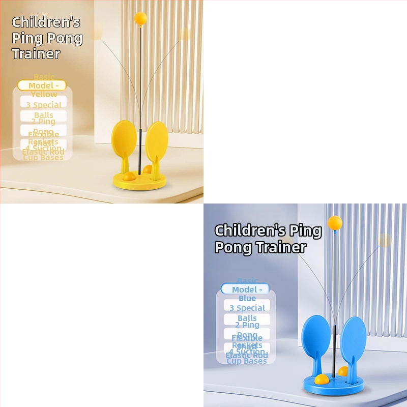 Stalo teniso treniruoklis — fiksuotas, nekreipiasi, savarankiškam treniravimui su atsispindėjimu namų naudojimui, Medžiaga PP