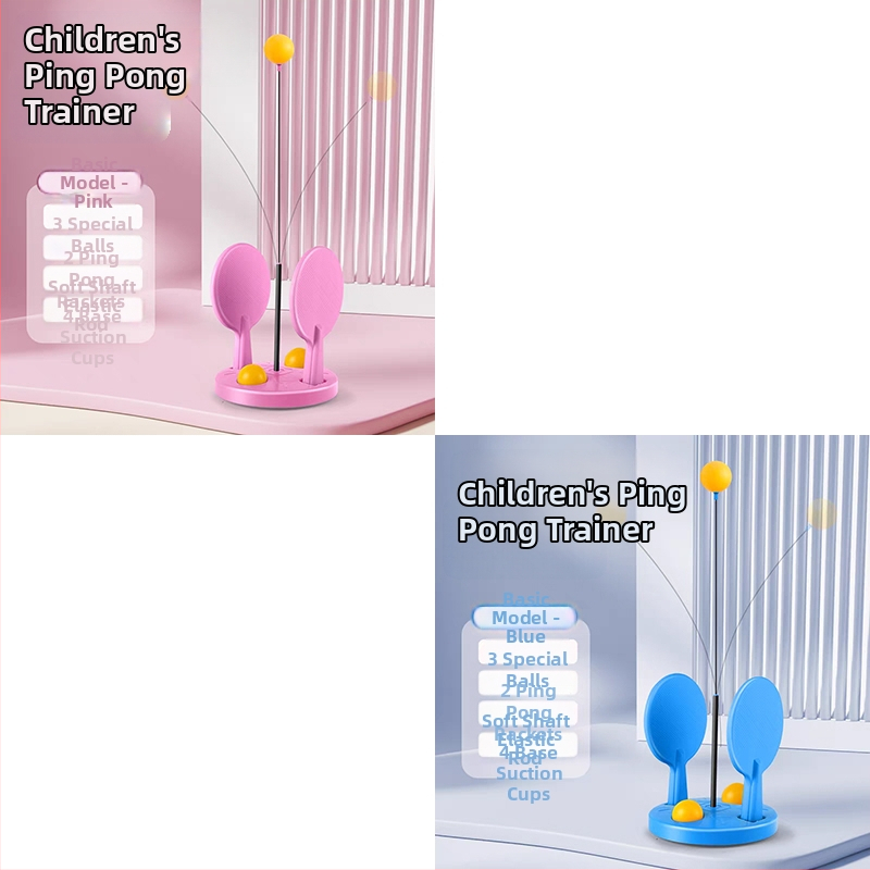 Stalo teniso treniruoklis — fiksuotas, nekreipiasi, savarankiškam treniravimui su atsispindėjimu namų naudojimui, Medžiaga PP