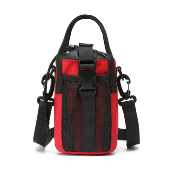 Vandens butelių laikiklis su kryžiniu dirželiu, lauko naudojimui, 1,5 L talpa, audinys, modernus minimalistinis stilius, galimybė pritaikyti