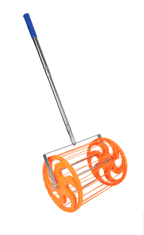 Stolnotenis bumbu savācējs, teleskopisks, regulējams leņķis, alumīnija sakausējums, tīklveida grozs