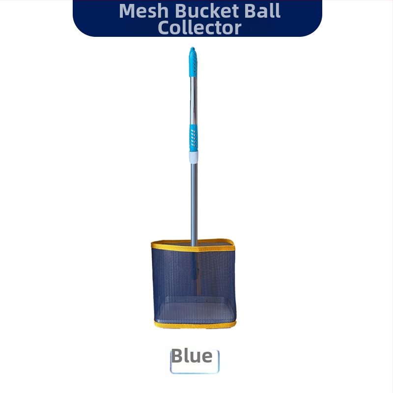 Stolnotenis bumbu savācējs, teleskopisks, regulējams leņķis, alumīnija sakausējums, tīklveida grozs