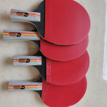 Rachetă de tenis de masă – lamă din fibră de carbon, gumă lipită, lovire directă, pentru începători cu elasticitate înaltă