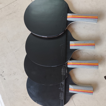 Rachetă de tenis de masă – lamă din fibră de carbon, gumă lipită, lovire directă, pentru începători cu elasticitate înaltă