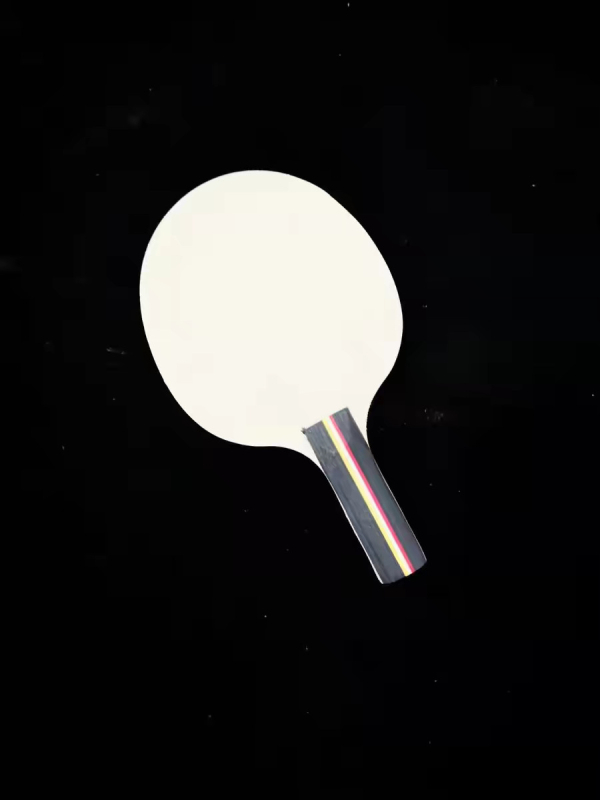 Rachetă de tenis de masă, Marcă 11, bază din fibră de carbon, gumă cu adeziv pozitiv, lovitură directă