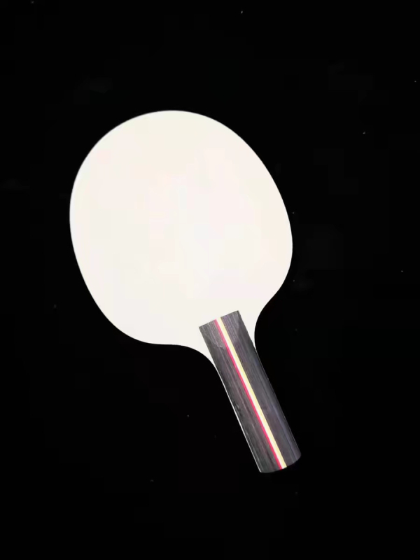 Rachetă de tenis de masă, Marcă 11, bază din fibră de carbon, gumă cu adeziv pozitiv, lovitură directă