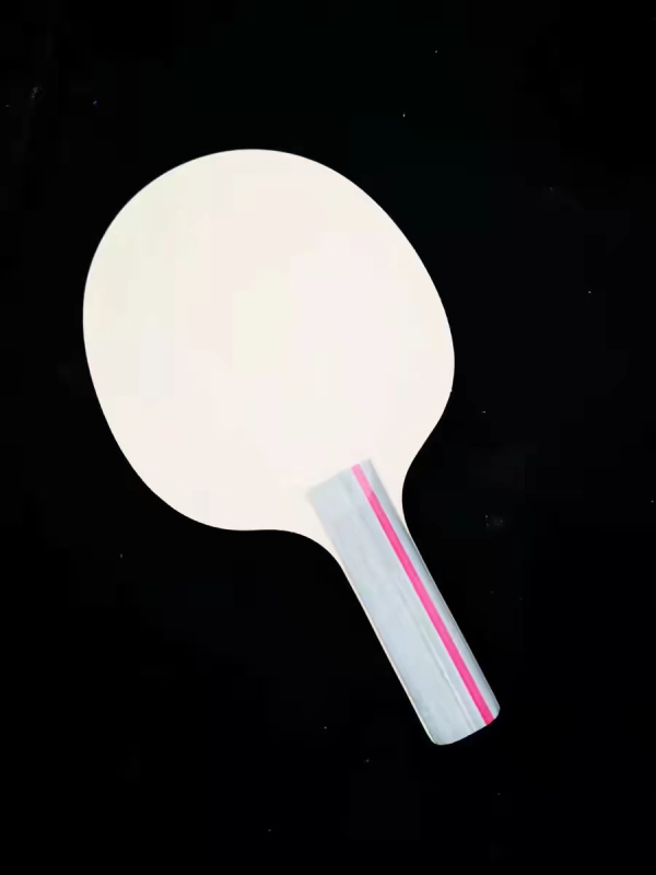 Rachetă de tenis de masă, Marcă 11, bază din fibră de carbon, gumă cu adeziv pozitiv, lovitură directă