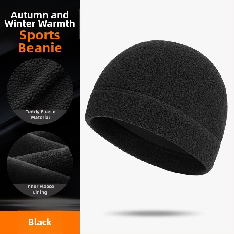 Zimska vjetroodbojna kapa za biciklizam s teddy velura, korejska verzija, mogućnost ispisa logotipa