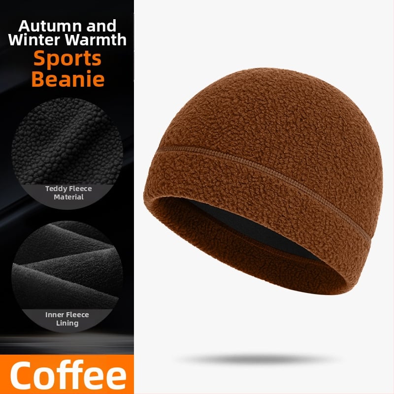 Zimska vjetroodbojna kapa za biciklizam s teddy velura, korejska verzija, mogućnost ispisa logotipa