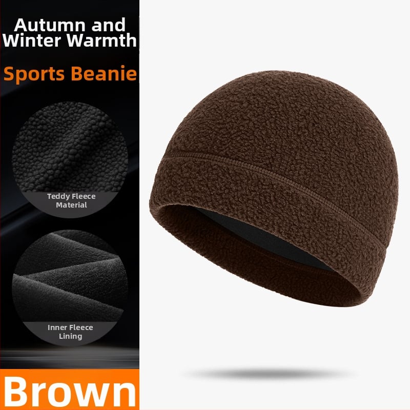 Zimska vjetroodbojna kapa za biciklizam s teddy velura, korejska verzija, mogućnost ispisa logotipa