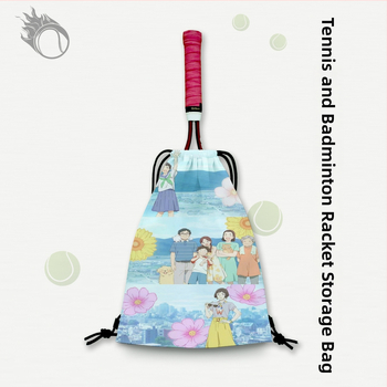 Torba za rakete za mlade i učenike, univerzalna za tenis i badminton, prijenosna, poliesterska