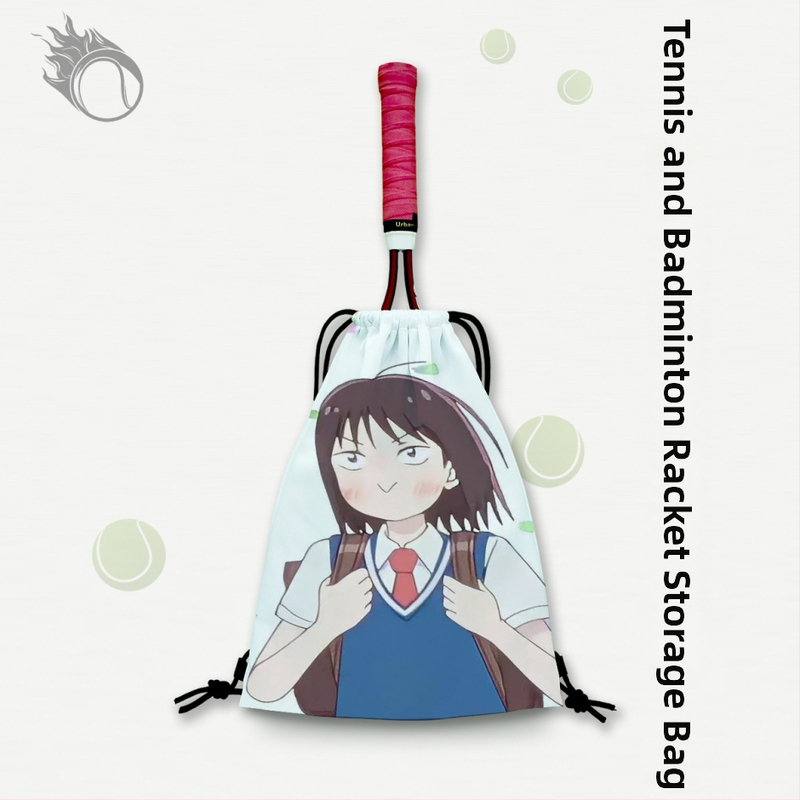 Torba za rakete za mlade i učenike, univerzalna za tenis i badminton, prijenosna, poliesterska