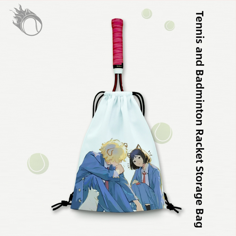 Torba za rakete za mlade i učenike, univerzalna za tenis i badminton, prijenosna, poliesterska