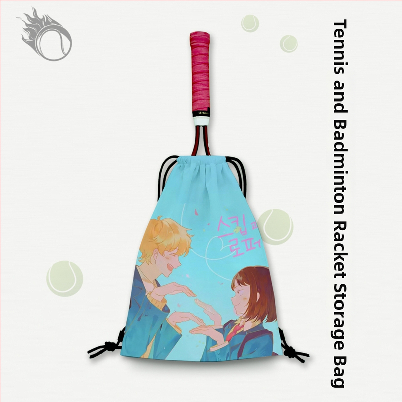 Torba za rakete za mlade i učenike, univerzalna za tenis i badminton, prijenosna, poliesterska