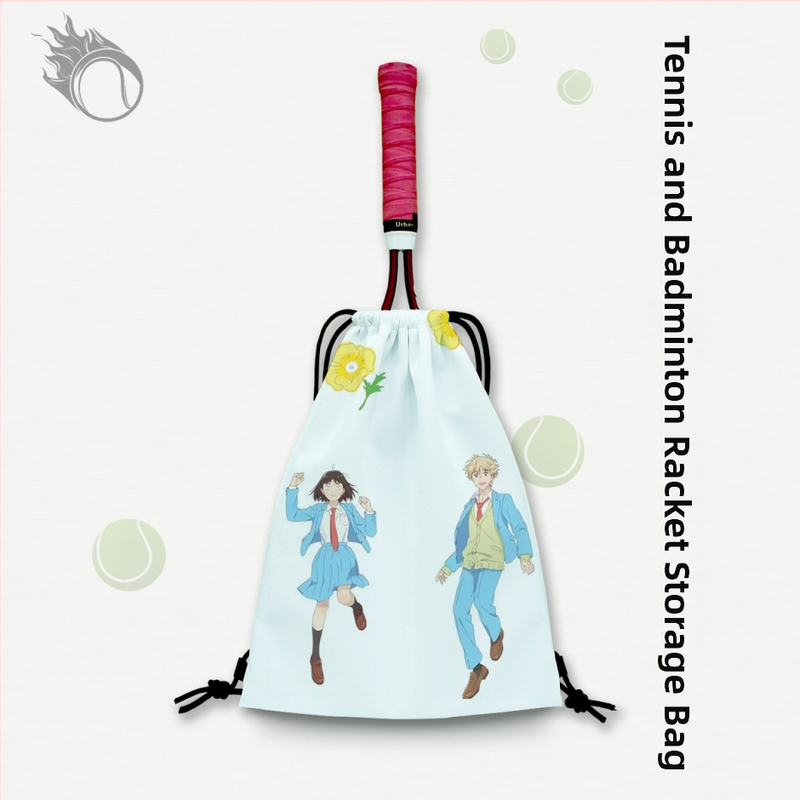 Torba za rakete za mlade i učenike, univerzalna za tenis i badminton, prijenosna, poliesterska