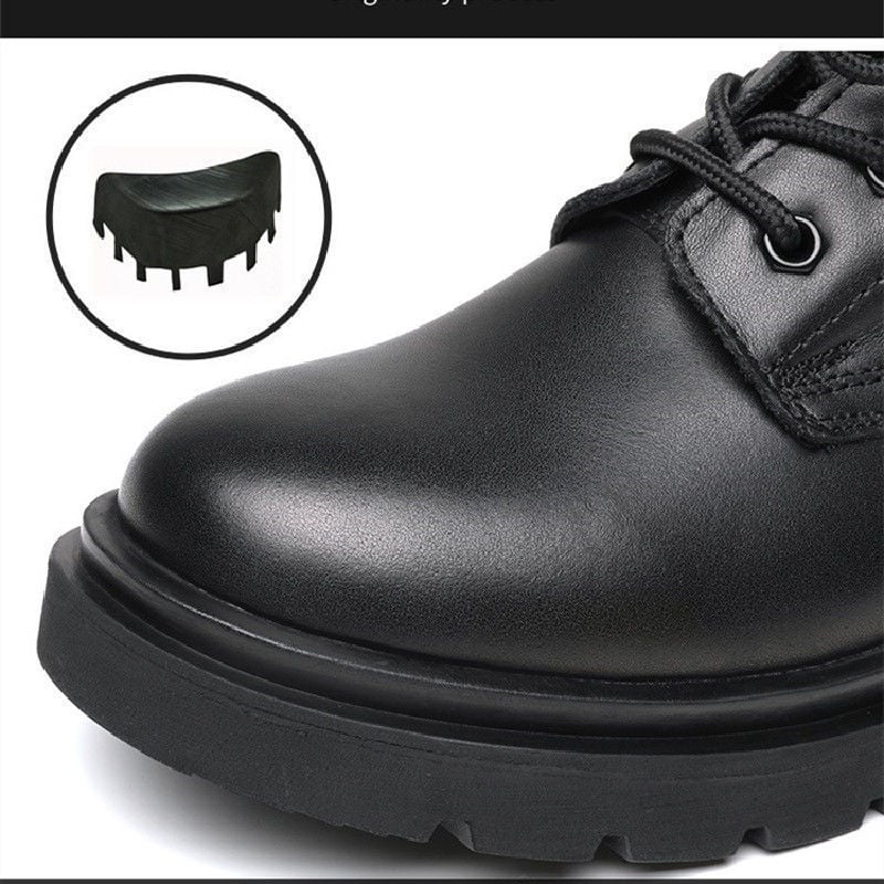 Ādas kalnu pārgājienu zābaki ar rāvējslēdzēju, augsti vīriešu zābaki, ūdensizturīgi