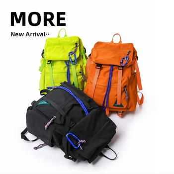 Unisex planinarski ruksak – ultra lagani najlonski ruksak za aktivnosti na otvorenom, velika zapremina, zakrivljene naramenice, podstava od poliestera, stil opuštenog putovanja, zimsko izdanje 2025